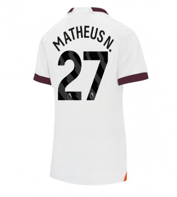 Manchester City Matheus Nunes #27 Bortatröja Dam 2023-24 Kortärmad